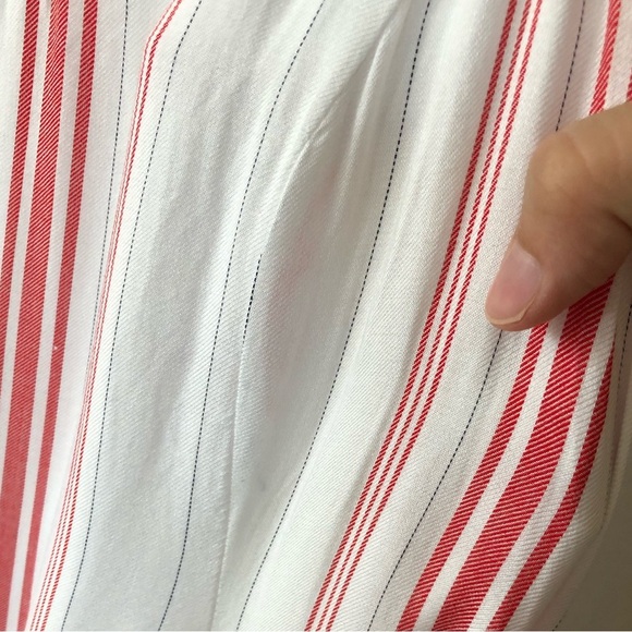 Torrid|White & red nautical striped tiered ruffle maxi dress, sleeveless•••1X - Picture 12 of 12